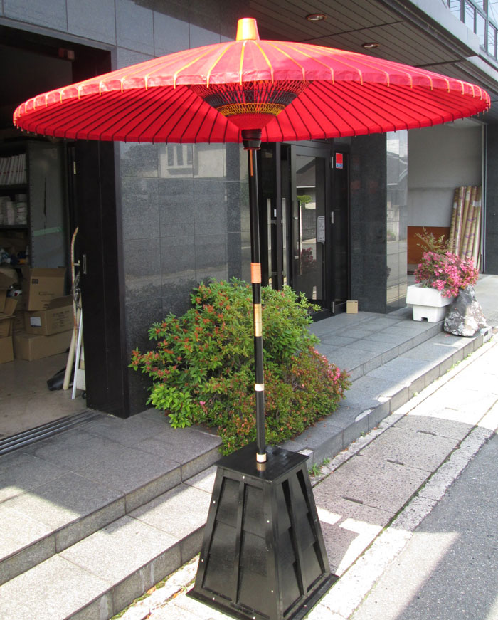 野点傘(大きな赤い和傘 のだてがさ)の通販,